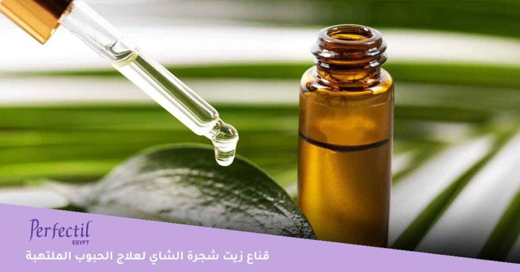 قناع زيت شجرة الشاي لعلاج الحبوب الملتهبة