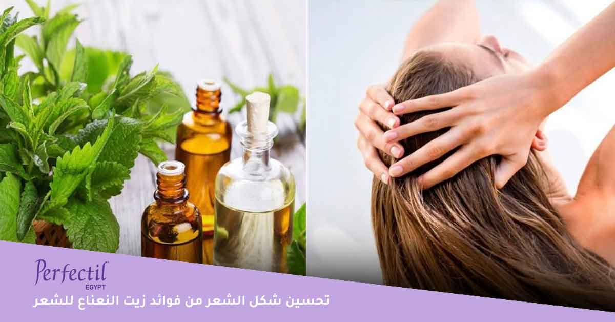 تحسين شكل الشعر من فوائد زيت النعناع للشعر 